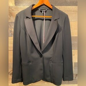 WHBM White House Black Market Black Blazer Size 16